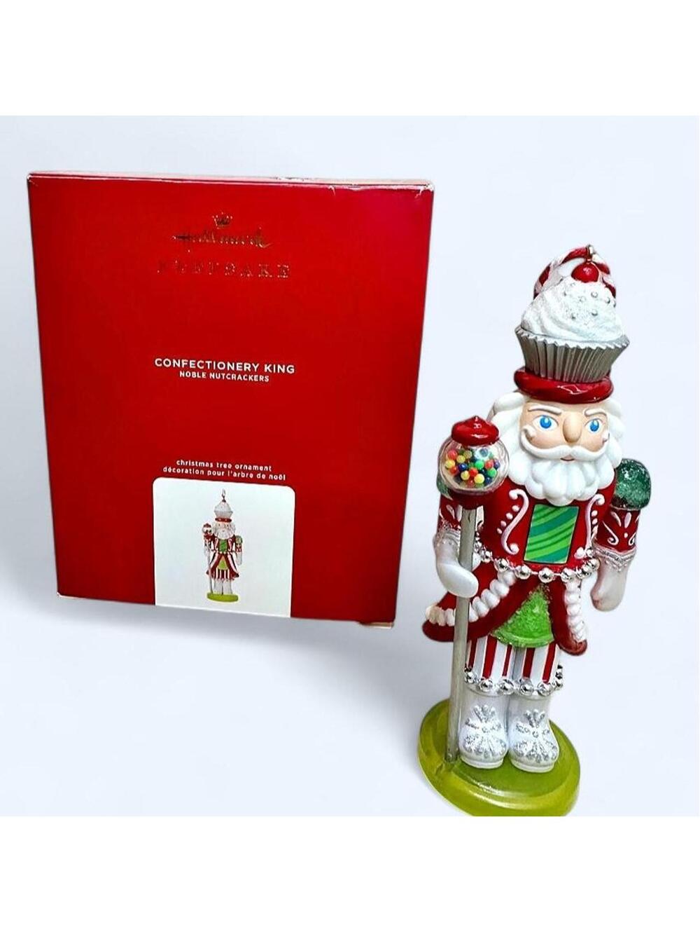 Hallmark 2020 Noble Nutcracker Confectionery King Ornament